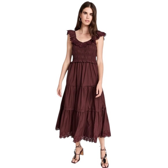 Madewell Dresses & Skirts - Madewell Lucie Embroidered Cotton Midi Dress